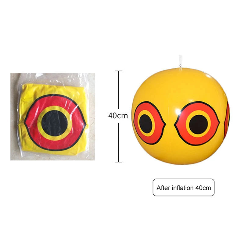 Inflatable Bird Repeller with Scare Eye Design for Garden Protection
