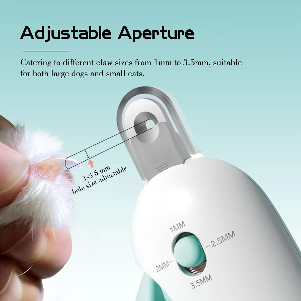 Cat and Dog Nail Clippers - Stainless Steel, Ergonomic Design for Pet Grooming