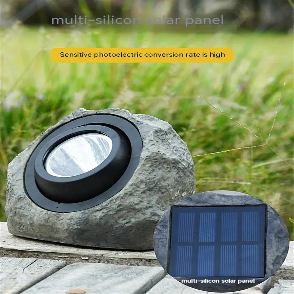 Pathway Lighting - Durable Stone Design for Outdoor Walkways