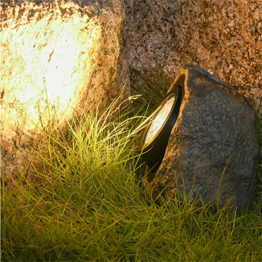 Pathway Lighting - Durable Stone Design for Outdoor Walkways