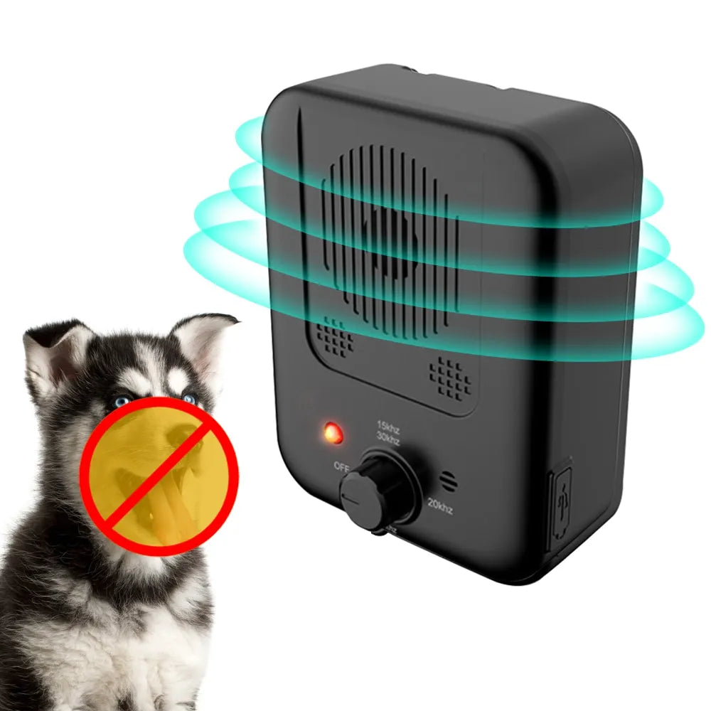 Ultrasonic Dog Barking Deterrent Device - Portable and Lightweight
