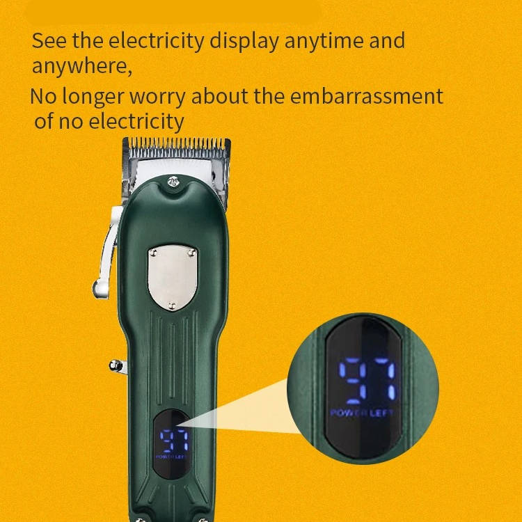 Rechargeable All-Metal Dog Hair Clipper for Professional Grooming