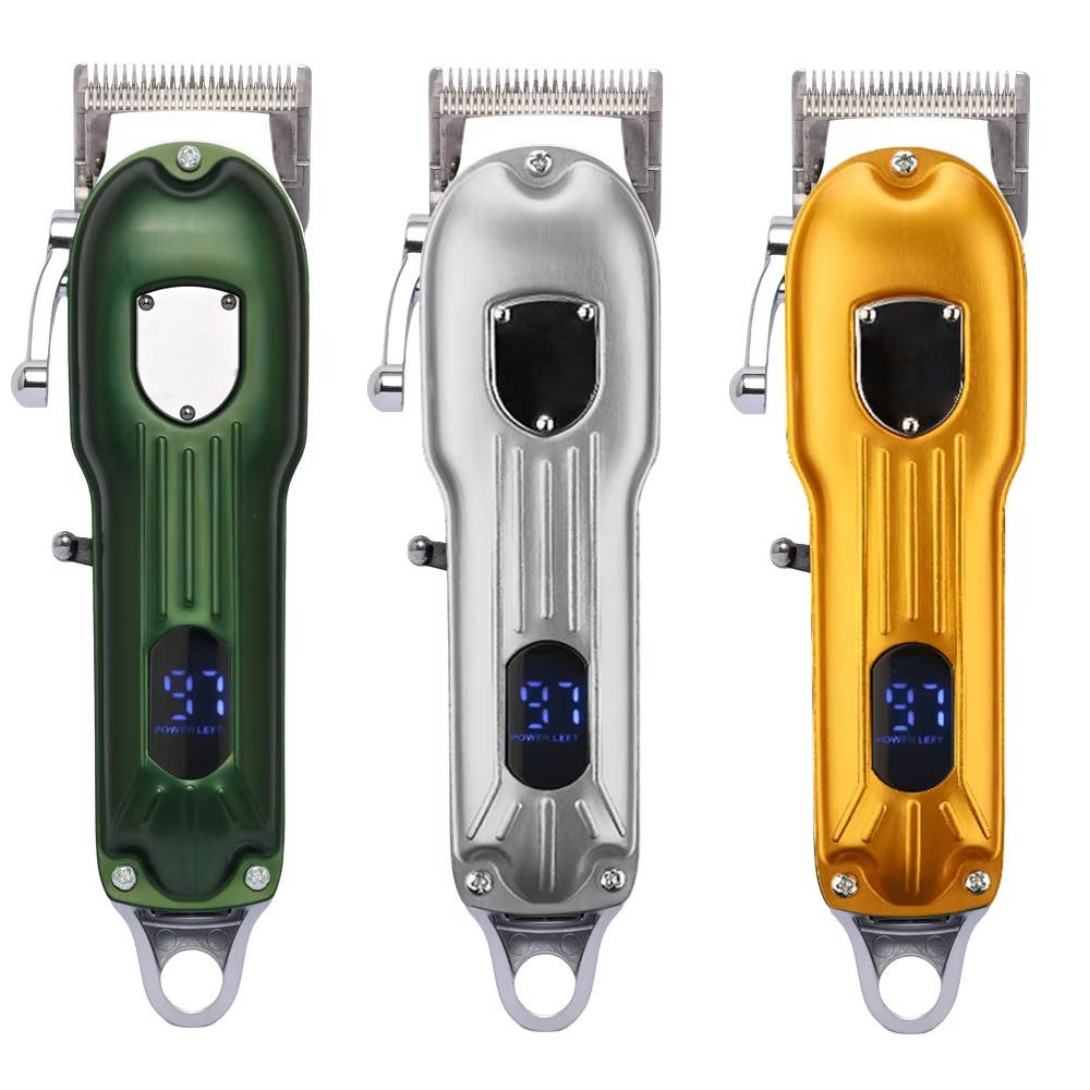 Rechargeable All-Metal Dog Hair Clipper for Professional Grooming