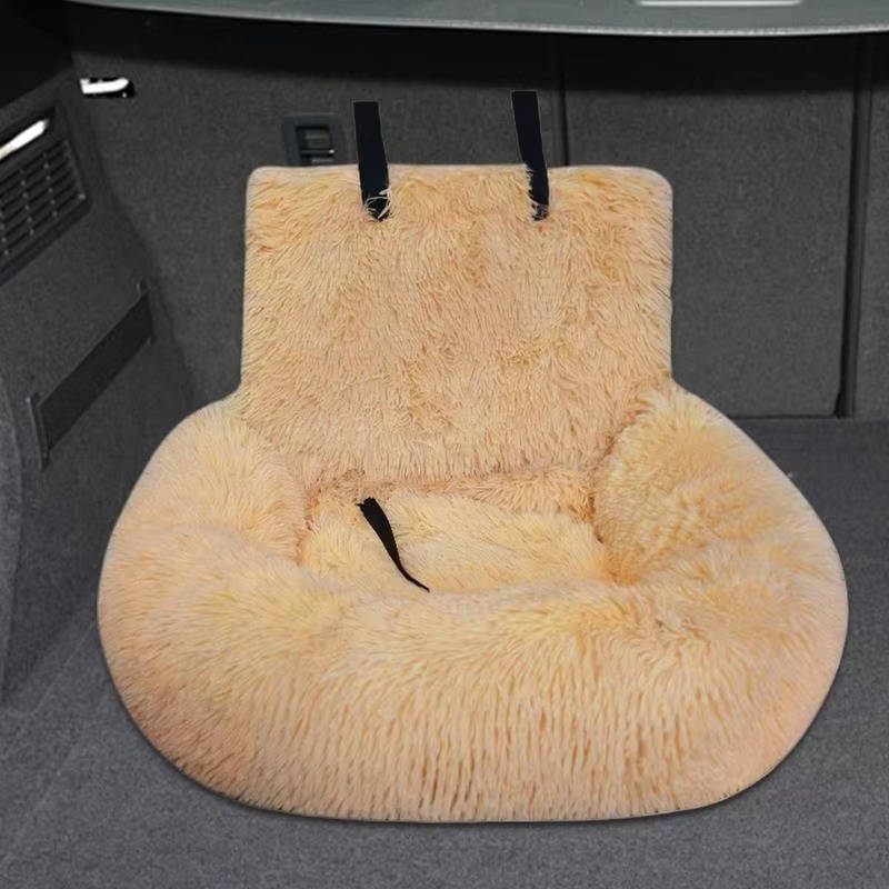 Durable Dog Car Bed Protector - Waterproof, Soft Fabric for Travel