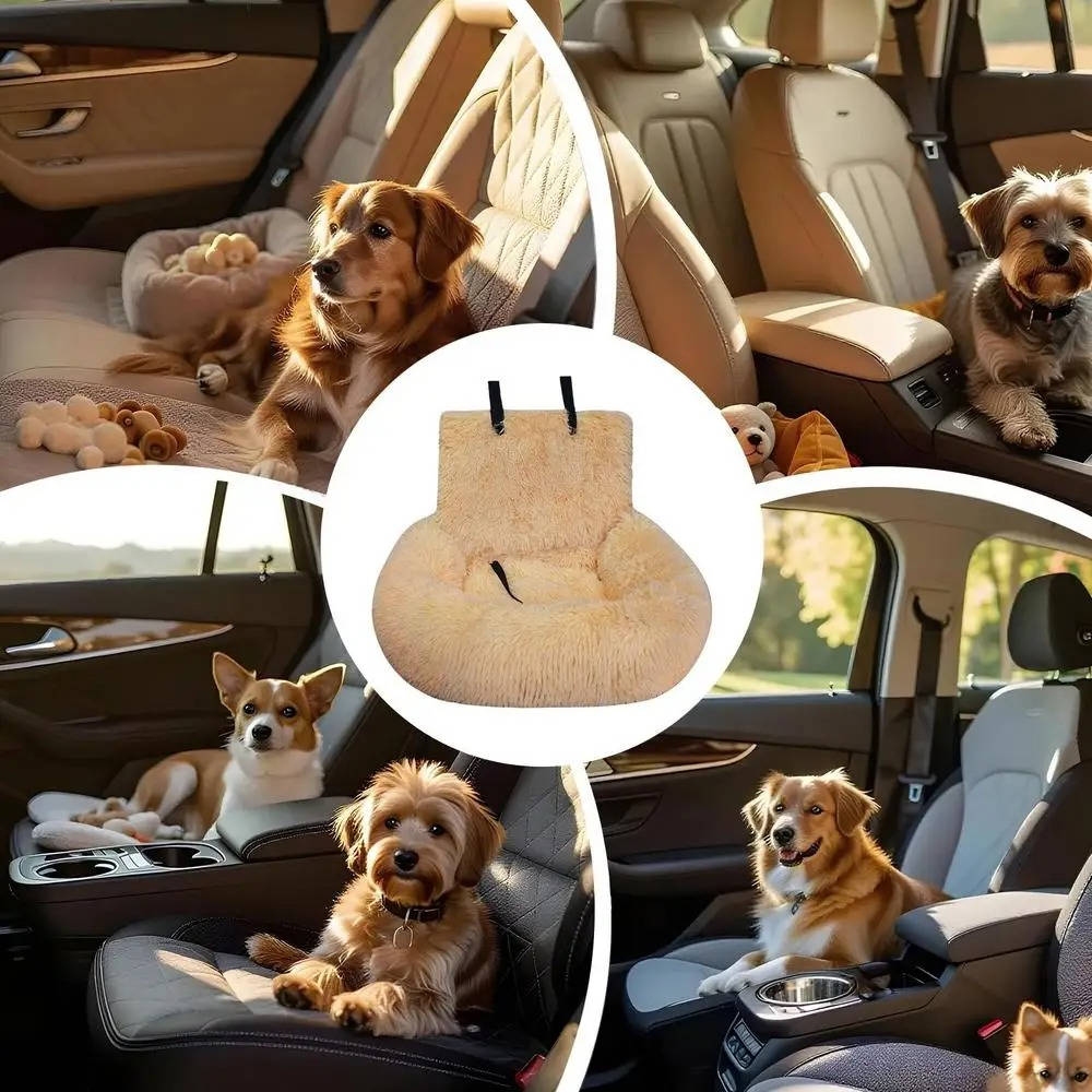 Durable Dog Car Bed Protector - Waterproof, Soft Fabric for Travel