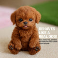 Interactive Realistic Robotic Puppy Toy for Kids - Soft Fur Design