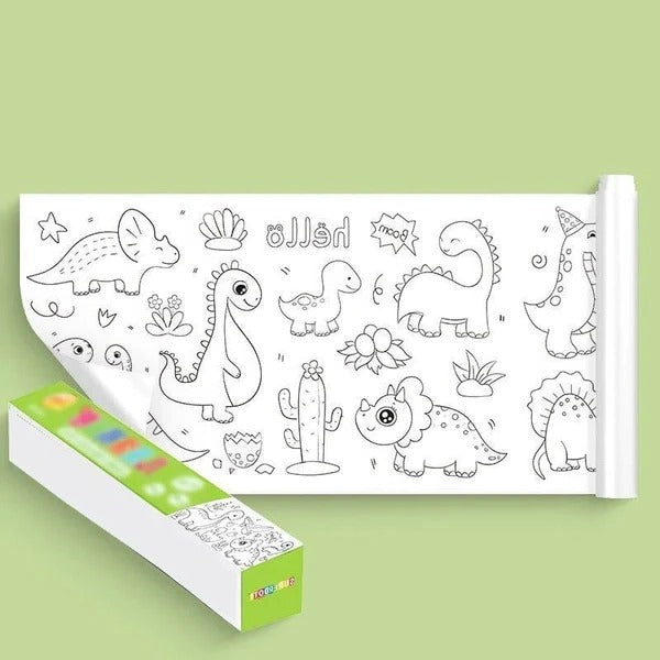 Kids' Art Roll Paper - Unbleached Craft Paper for Drawing and Creativity