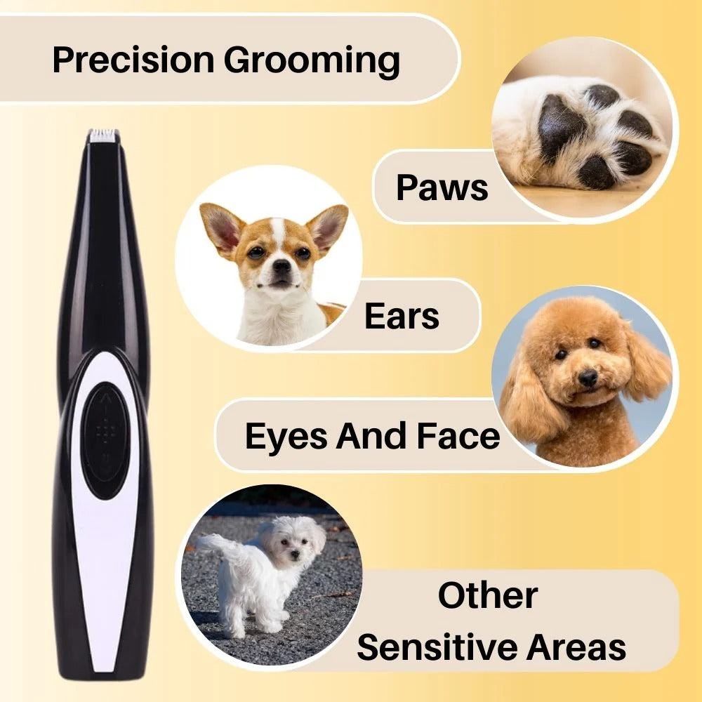 Pet Grooming Trimmer for Precision Cutting - Lightweight, Ergonomic Design