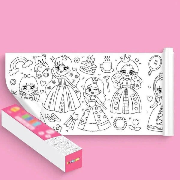 Kids' Art Roll Paper - Unbleached Craft Paper for Drawing and Creativity