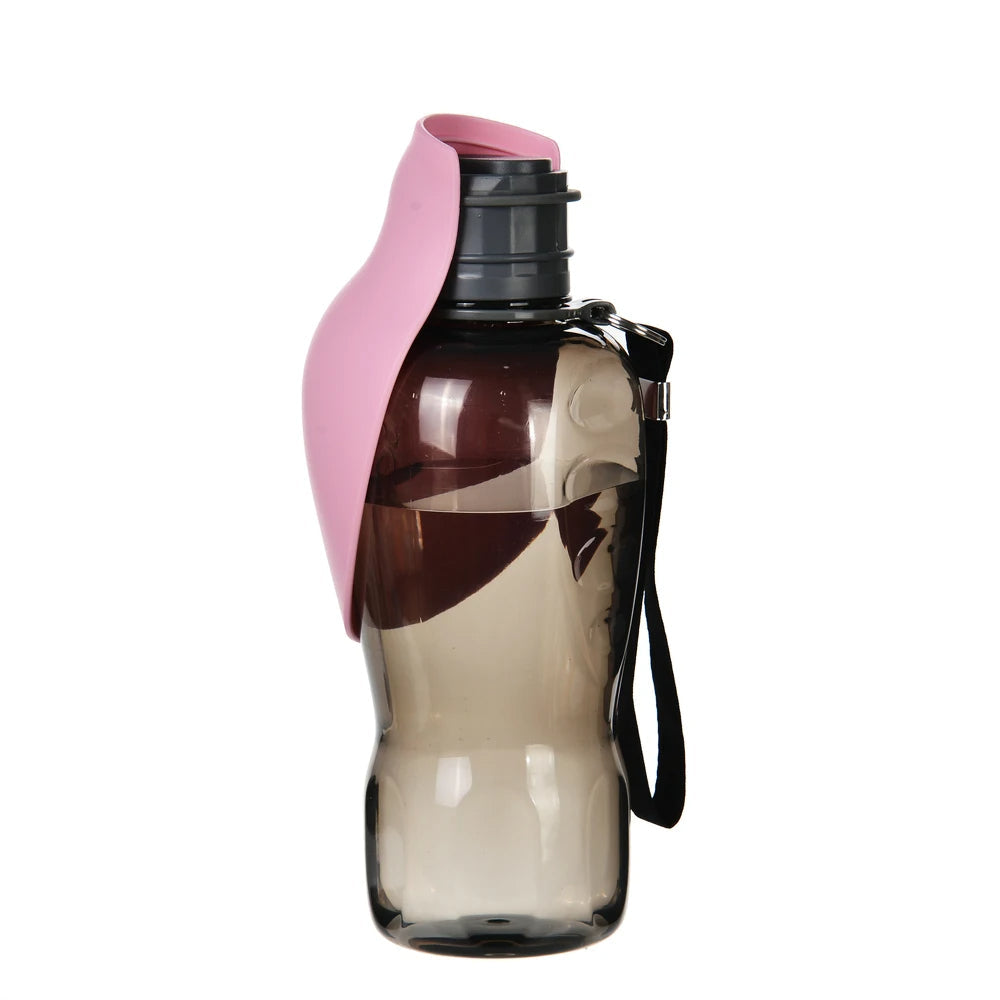 Collapsible Dog Water Bottle with Leak-Proof Design for Travel and Outdoor Use